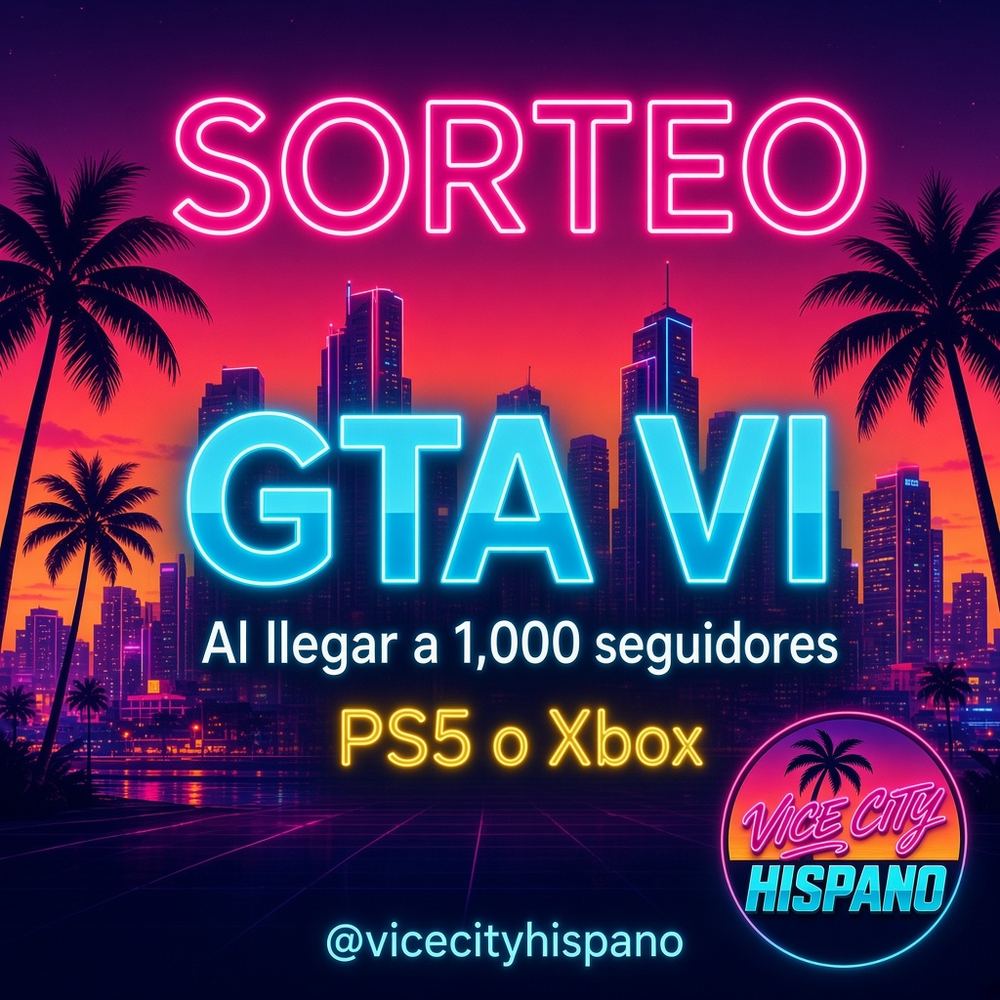 Arte del sorteo de GTA VI de Vice City Hispano